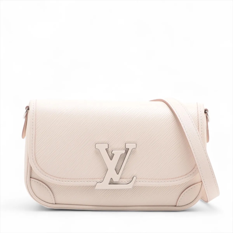 Louis Vuitton lv Epi Bushi NM M59457 Beige 路易威登水波紋腋下斜挎兩用包-0