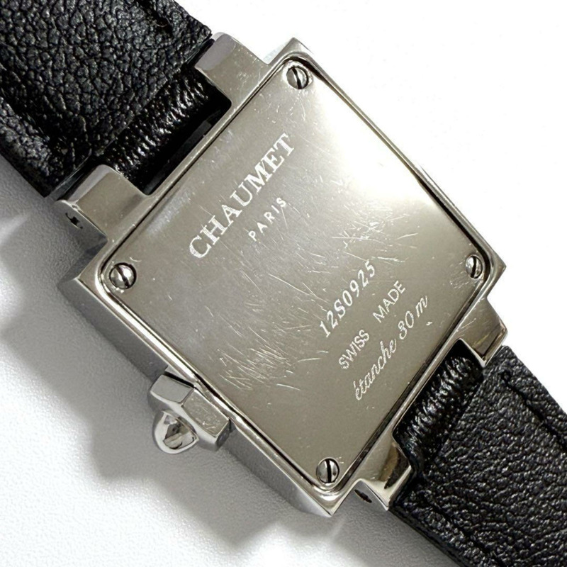 Chaumet 女士腕錶風格 Carre 12P 鑲鑽-1