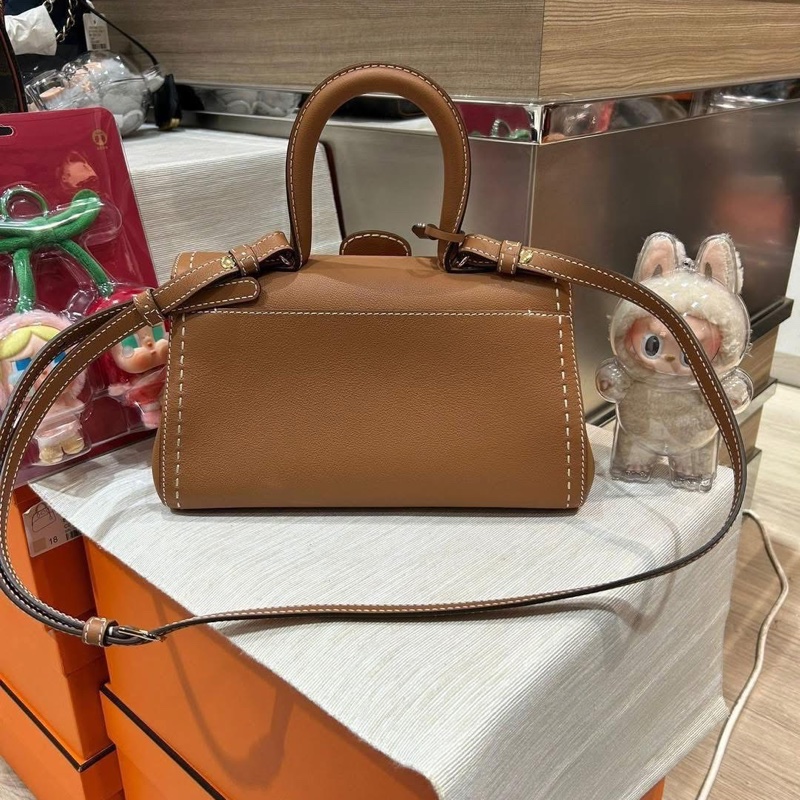 Delvaux Brilliant east west mini 焦糖色-2