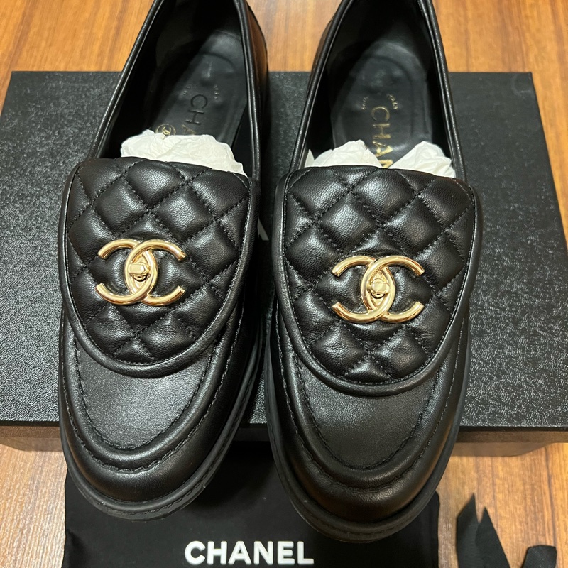 香奈兒CHANEL書包扣樂福鞋-25