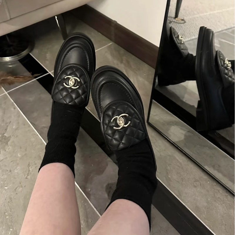 香奈兒CHANEL書包扣樂福鞋-31