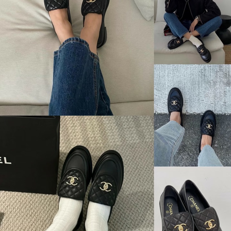 香奈兒CHANEL書包扣樂福鞋-32