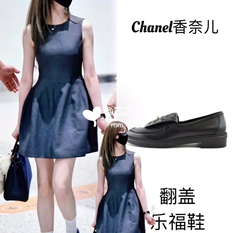 香奈兒CHANEL書包扣樂福鞋-34
