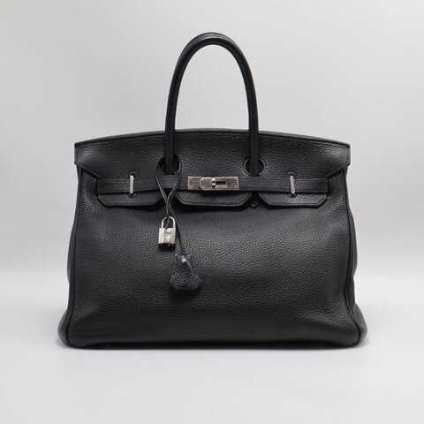 HERMES Birkin 35 - 黑銀 🄶