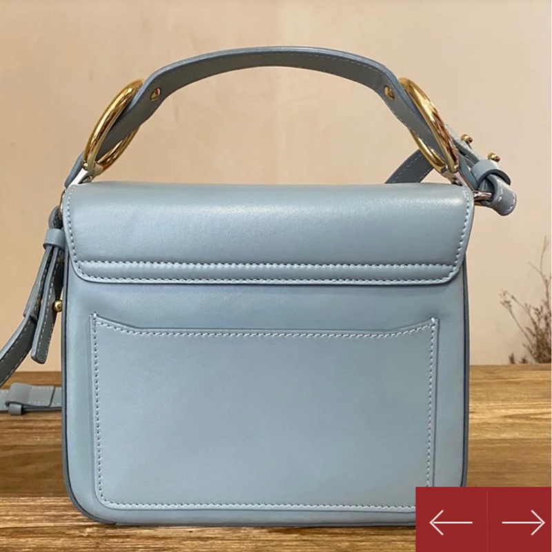 Chloe 淺藍色斜背包-1