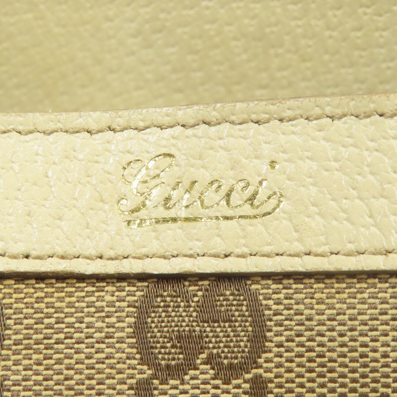 GUCCI 帆布Hand Bag金扣手挽袋-8