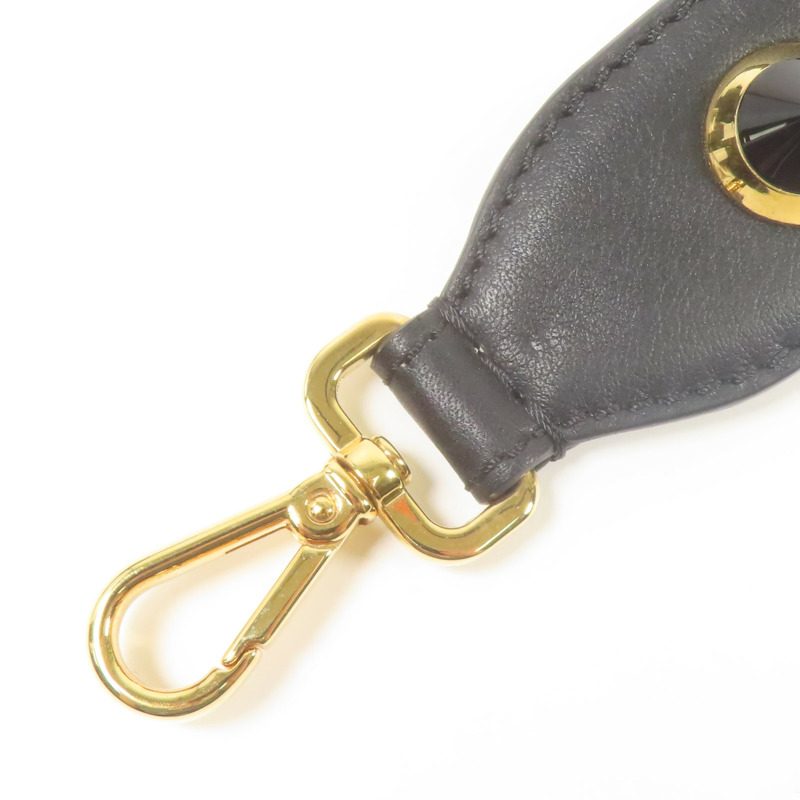 FENDI 牛皮皮革Strap金扣肩背帶-7