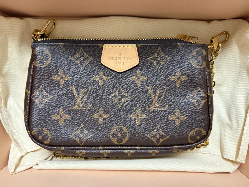 LV五合一麻將包(綠揹帶)-2