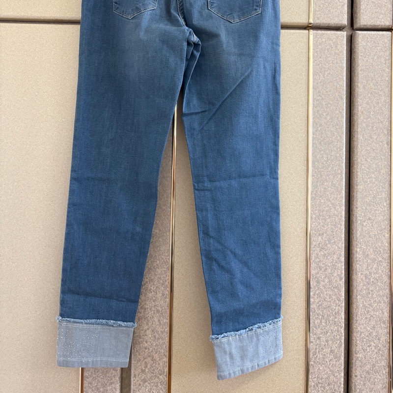 39)全新義大利精品East drive薄款牛仔褲 38號-6