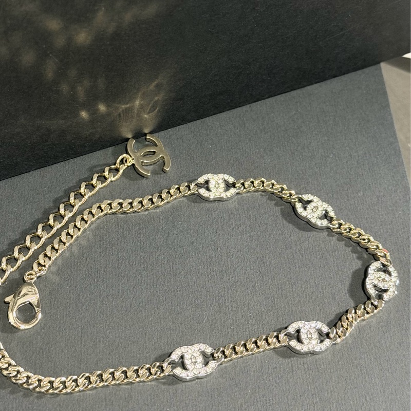 Chanel 香奈兒 五花水鑽CC項鍊 🤍繞圈還能當手鏈❤️-5