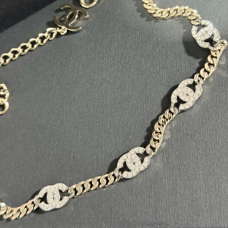 Chanel 香奈兒 五花水鑽CC項鍊 🤍繞圈還能當手鏈❤️-6