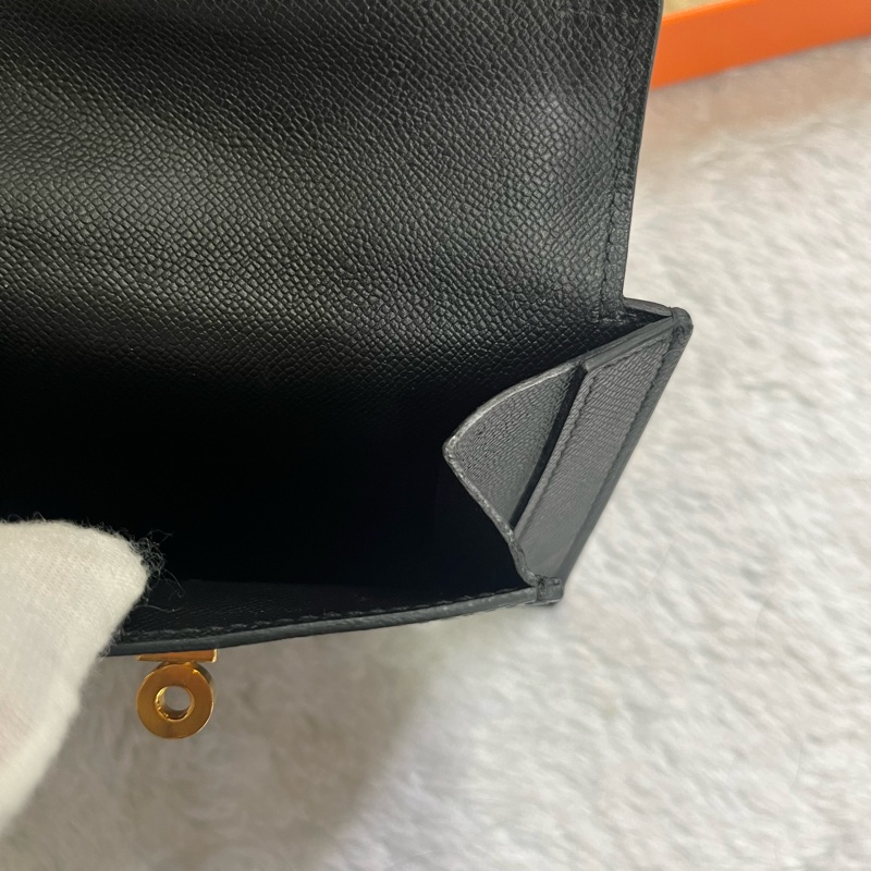 Hermes kelly pocket 錢包/卡包（黑金）-15
