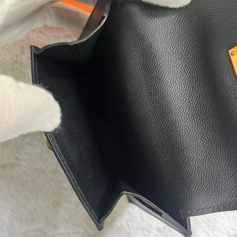 Hermes kelly pocket 錢包/卡包（黑金）-16
