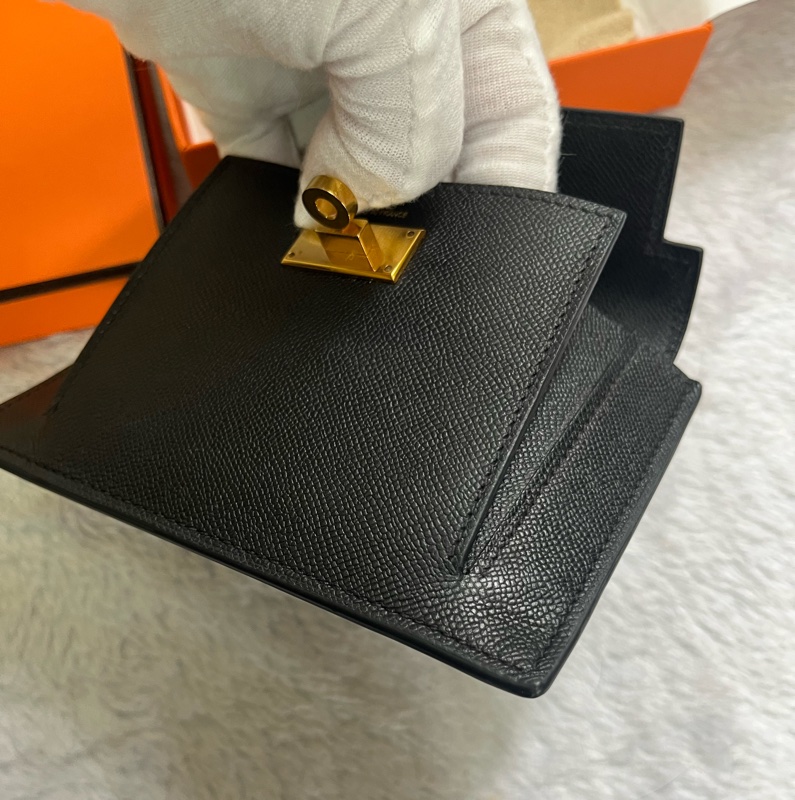Hermes kelly pocket 錢包/卡包（黑金）-20
