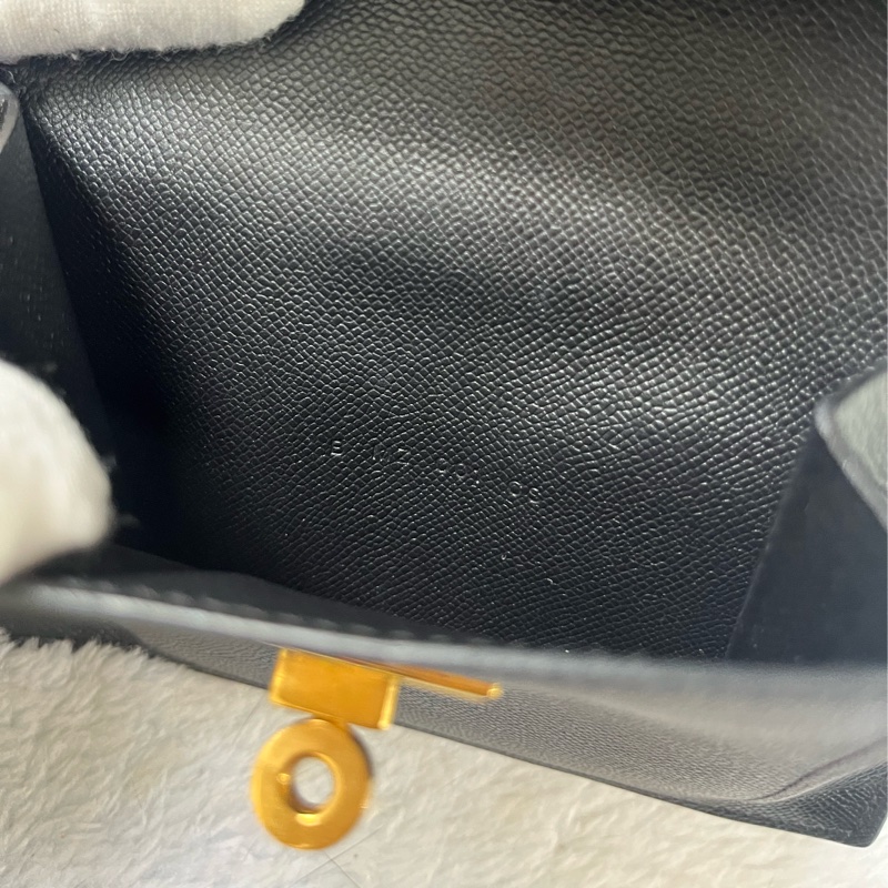 Hermes kelly pocket 錢包/卡包（黑金）-21