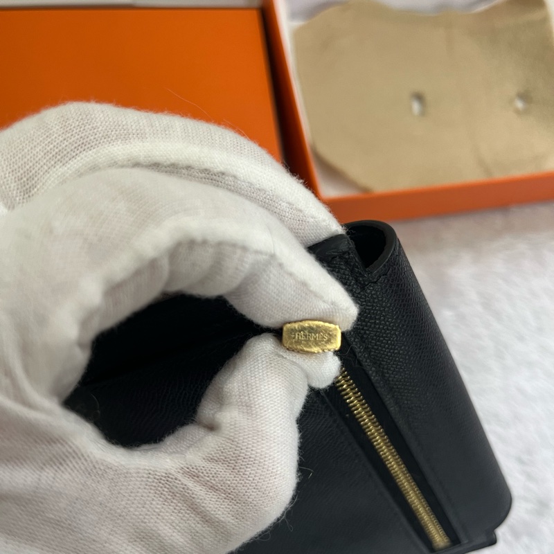 Hermes kelly pocket 錢包/卡包（黑金）-26