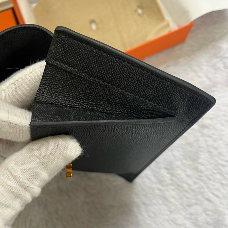 Hermes kelly pocket 錢包/卡包（黑金）-31