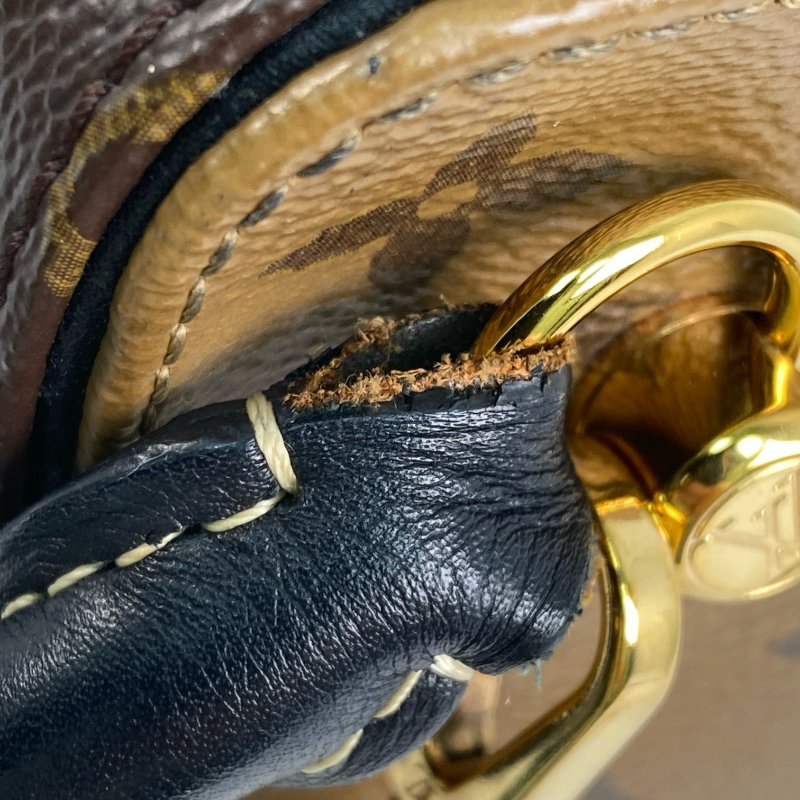 △ Louis Vuitton 路易威登 Square Bag Brown Coated Canvas Monogram 2Way Bag M43589 啡色塗層帆布經典花紋兩用袋 M43589 -257010889-16