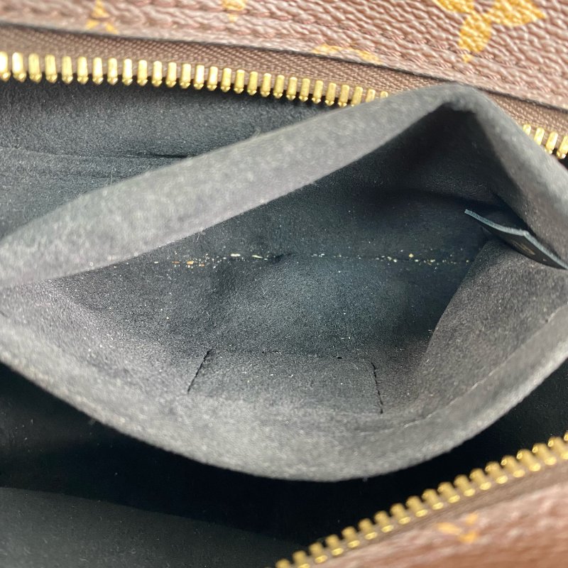 △ Louis Vuitton 路易威登 Square Bag Brown Coated Canvas Monogram 2Way Bag M43589 啡色塗層帆布經典花紋兩用袋 M43589 -257010889-20