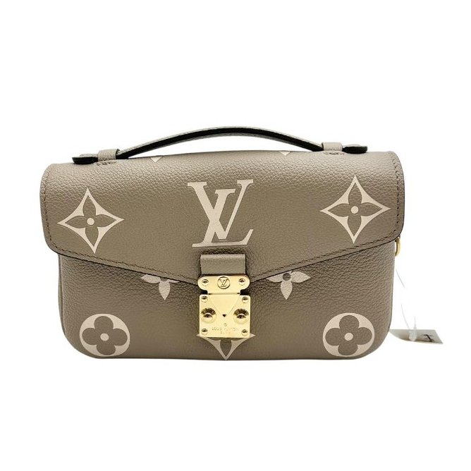 【美收精品】LV 灰色Pochette B-177【隔月月中將轉賣至日本 上架期限30天】-0
