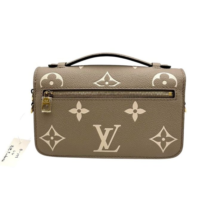 【美收精品】LV 灰色Pochette B-177【隔月月中將轉賣至日本 上架期限30天】-1