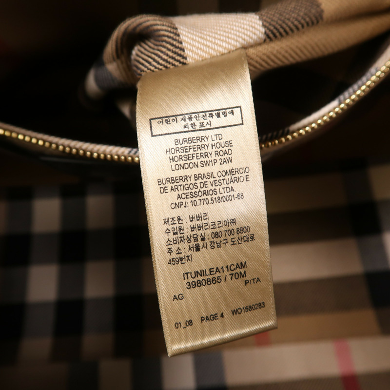 BURBERRY 牛皮皮革Medium Alchester Bowling Bag金扣手挽肩背兩用袋-6