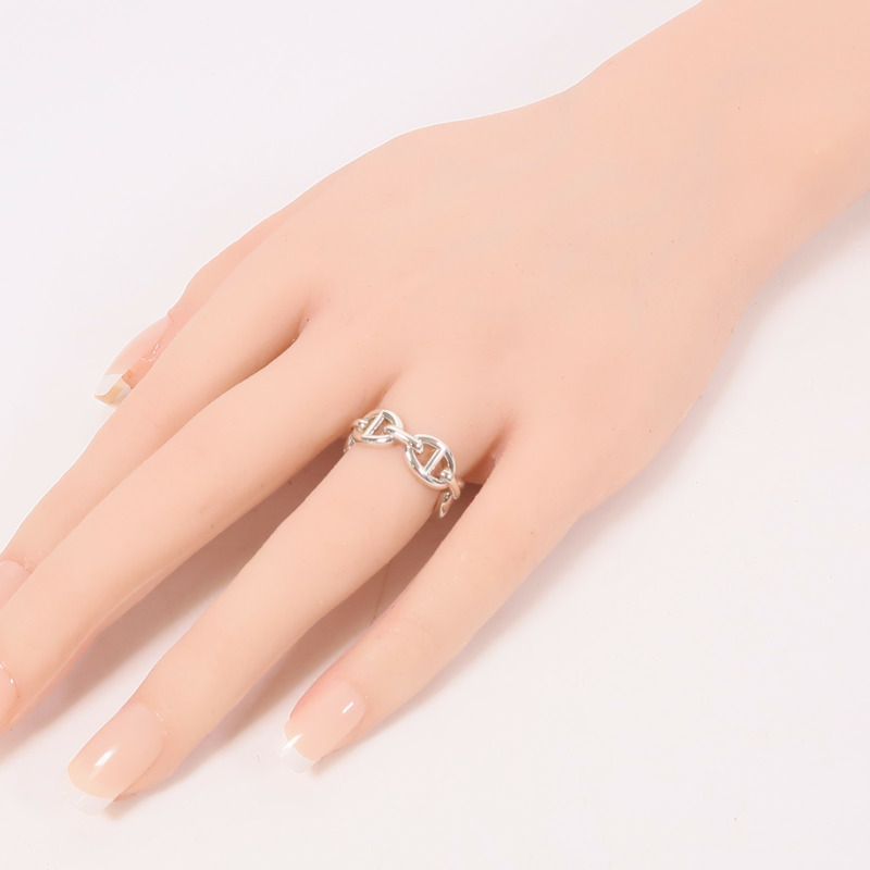 HERMES 925純銀Farandole Ring戒指US#5.5-10