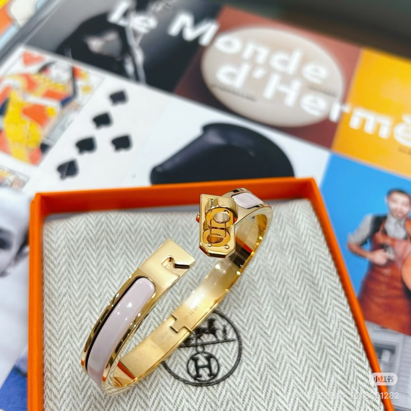 Hermes Mini Kelly Clic 粉紅色-2