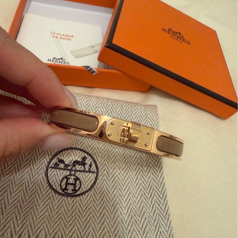 Hermes Mini Kelly Clic 奶茶色 sable-1
