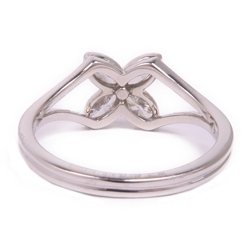 TIFFANY＆CO PT950鉑金Floral Ring 1997戒指US#4.25-3