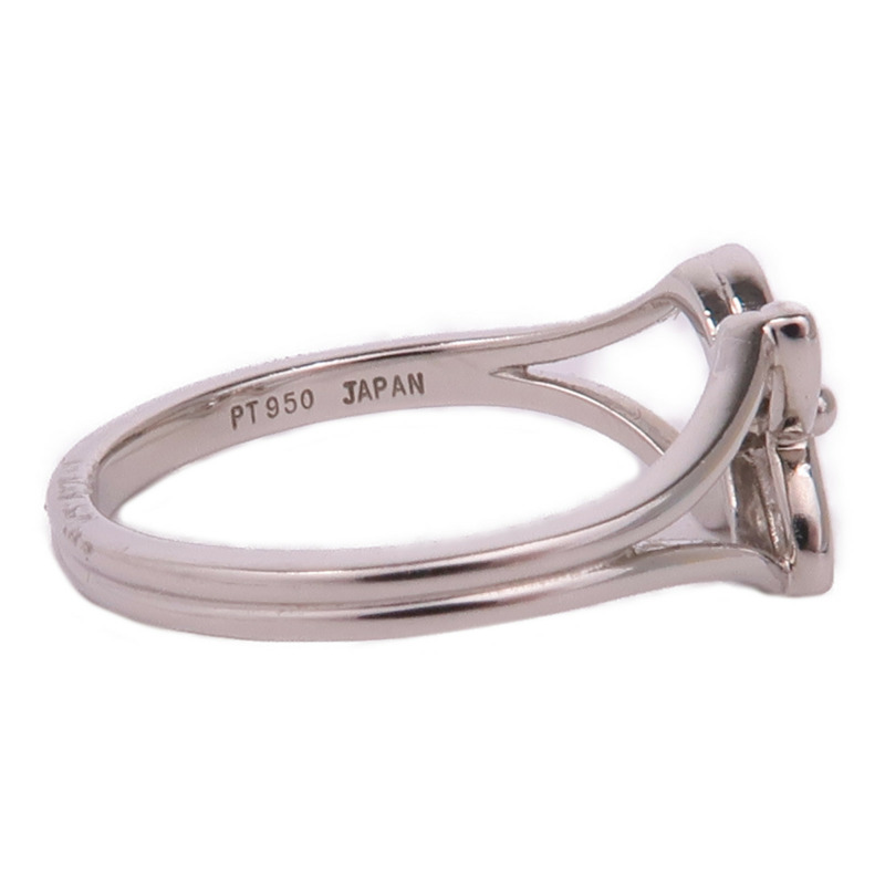 TIFFANY＆CO PT950鉑金Floral Ring 1997戒指US#4.25-4