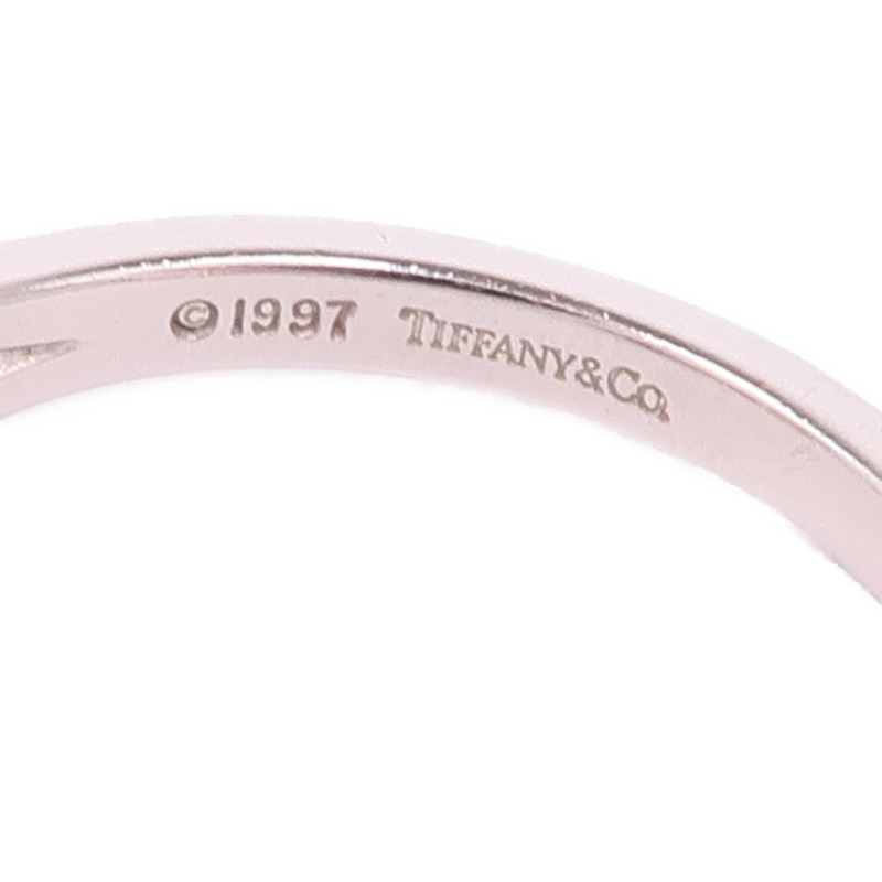 TIFFANY＆CO PT950鉑金Floral Ring 1997戒指US#4.25-6