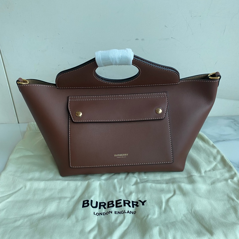 Burberry 餃子包 棕色-0
