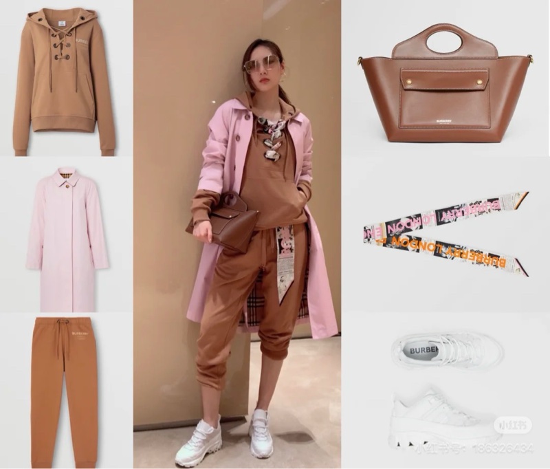 Burberry 餃子包 棕色-10