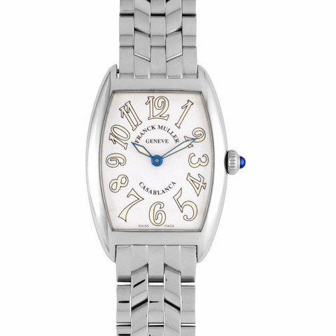 FRANCK MULLER 1752 Tono Curvex Casablanca 石英腕錶白色錶盤