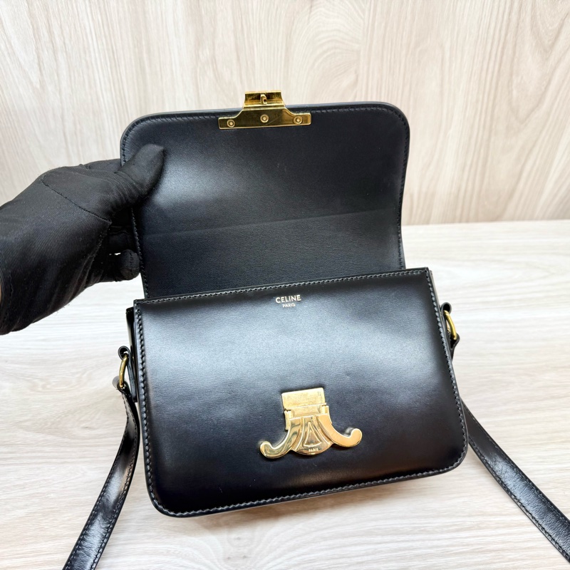 CELINE黑金TEEN TRIOMPHE肩側背188423BF4.38NO-9