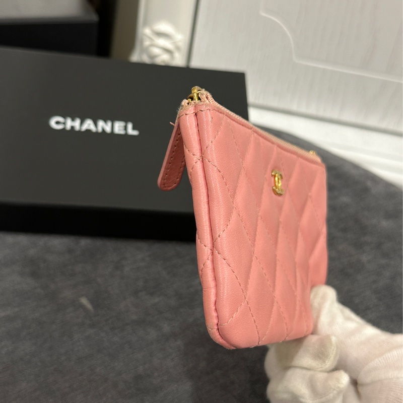 🈶購證 #全網最低 香奈兒櫻花粉零錢包-3