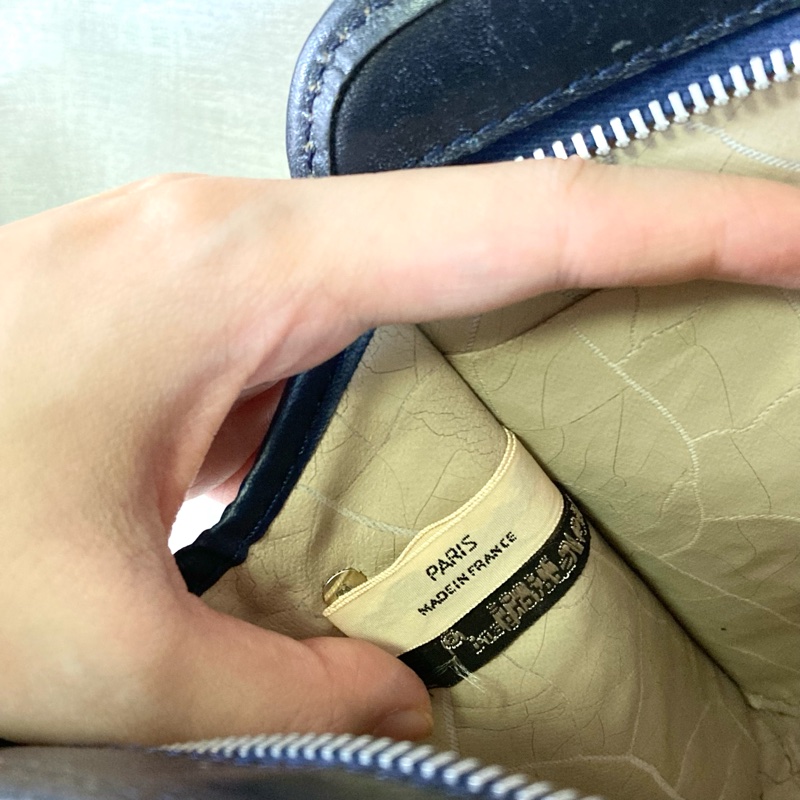 Dior 老花拉鍊信封肩背包 Navy Oblique Canvas Clutch with Strap-18