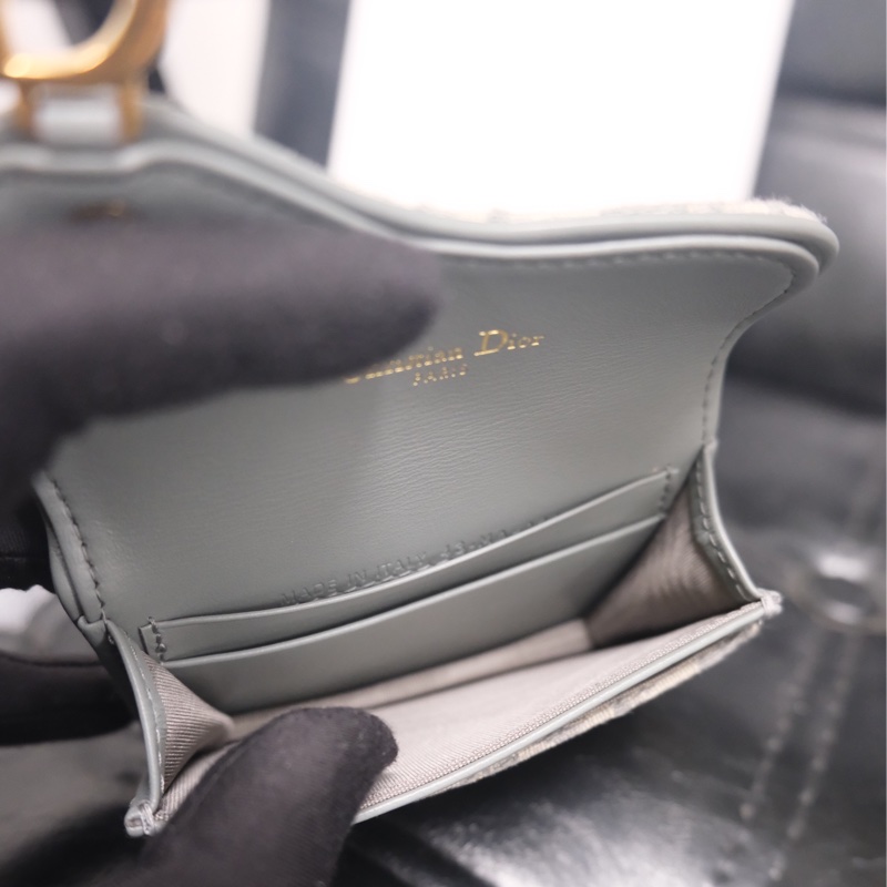 Dior Oblique Saddle Bloom Card Case 迪奧老花卡包/卡夾-11