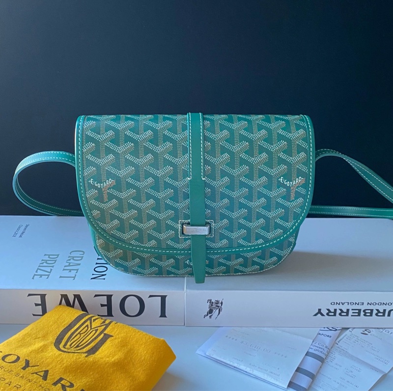 Goyard Belvédère PM新款卡其綠 Y型圖案 #99新閒置 #全網唯一 🔥-5