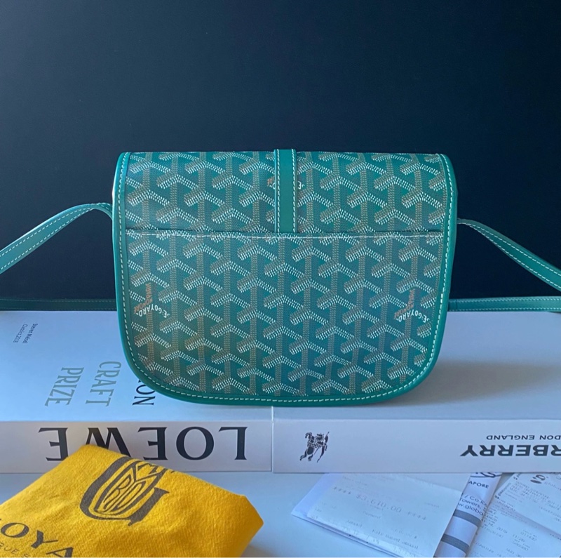 Goyard Belvédère PM新款卡其綠 Y型圖案 #99新閒置 #全網唯一 🔥-7