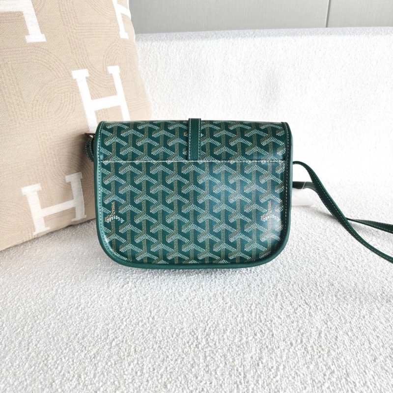 Goyard Belvédère PM新款卡其綠 Y型圖案 #99新閒置 #全網唯一 🔥-9