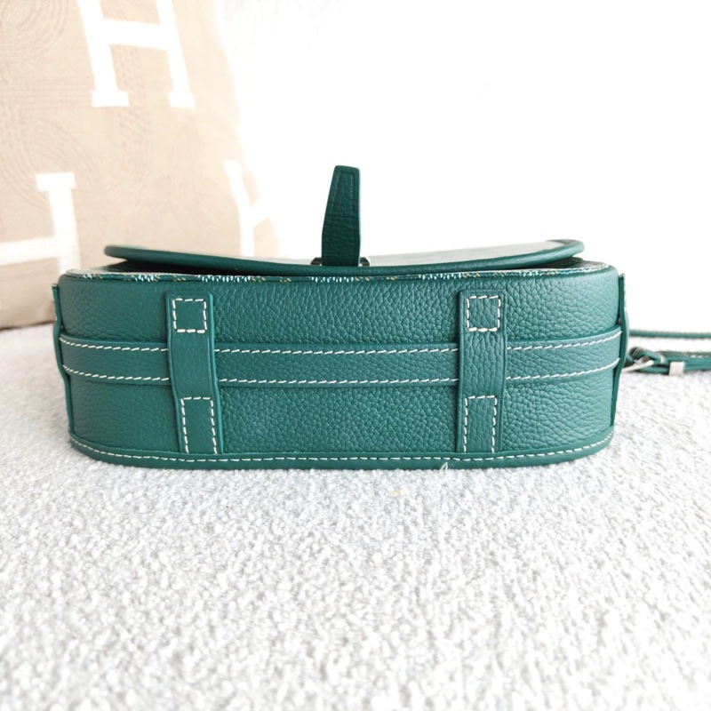 Goyard Belvédère PM新款卡其綠 Y型圖案 #99新閒置 #全網唯一 🔥-10