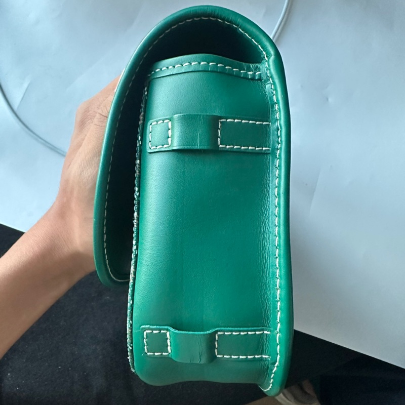 Goyard Belvédère PM新款卡其綠 Y型圖案 #99新閒置 #全網唯一 🔥-13