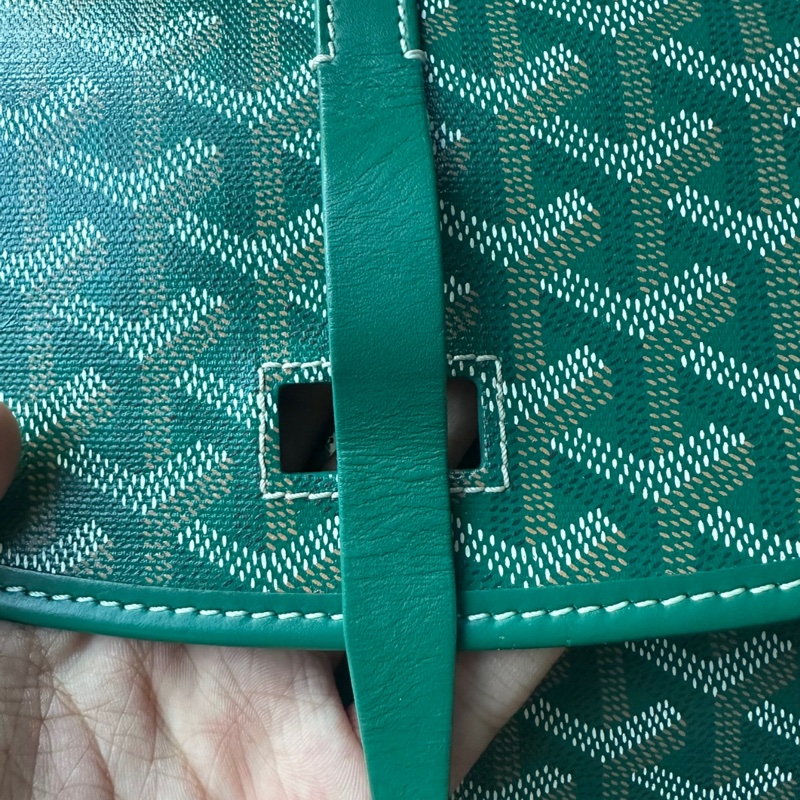Goyard Belvédère PM新款卡其綠 Y型圖案 #99新閒置 #全網唯一 🔥-16