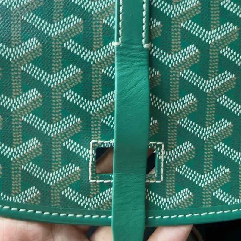 Goyard Belvédère PM新款卡其綠 Y型圖案 #99新閒置 #全網唯一 🔥-17