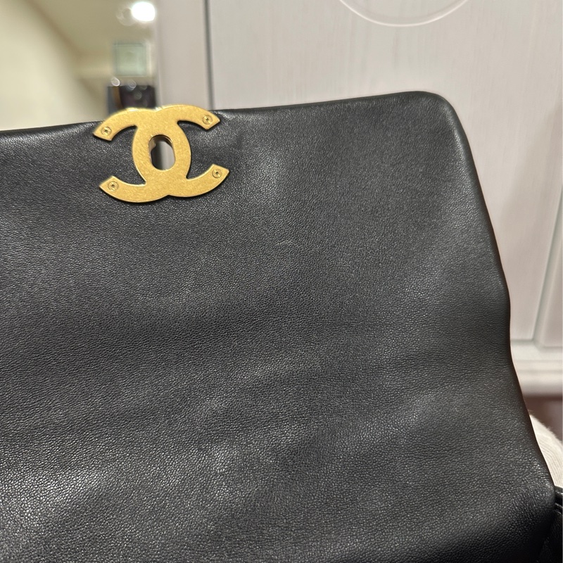 Chanel 19bag黑金鏈條斜挎包 #99新🈶購證 #櫃上在售23萬-29