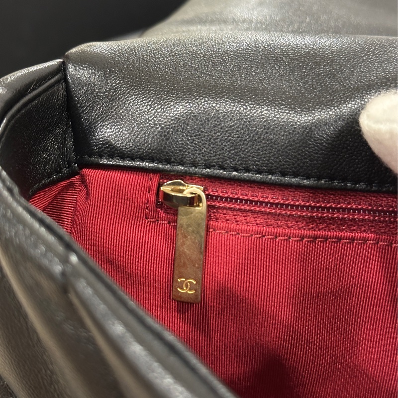 Chanel 19bag黑金鏈條斜挎包 #99新🈶購證 #櫃上在售23萬-31