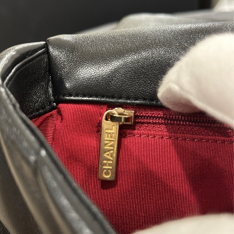 Chanel 19bag黑金鏈條斜挎包 #99新🈶購證 #櫃上在售23萬-32