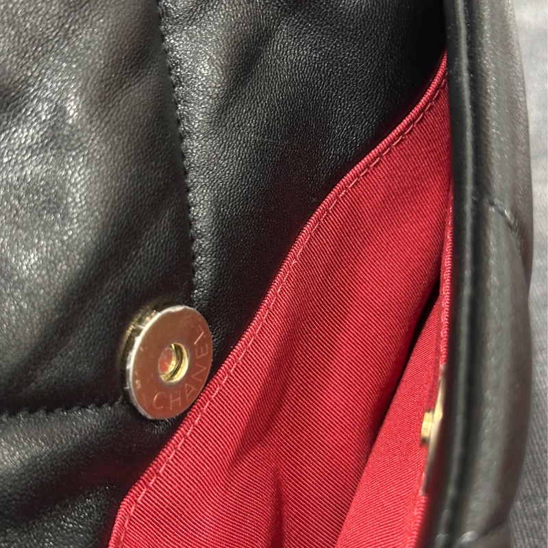 Chanel 19bag黑金鏈條斜挎包 #99新🈶購證 #櫃上在售23萬-36